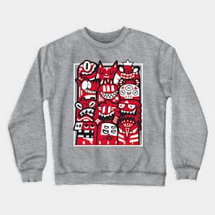 Red Doodle HOT CREW 369 Crewneck Sweatshirt